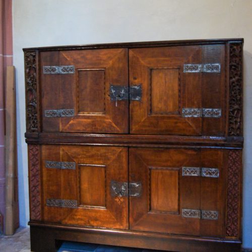 Brandschrank Restaurierung Kiedrich Kirche St. Valentinus