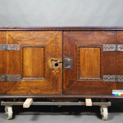 Brandschrank Kiedrich Kirche St. Valentinus durch Restaurierungsatelier Conservation Pool