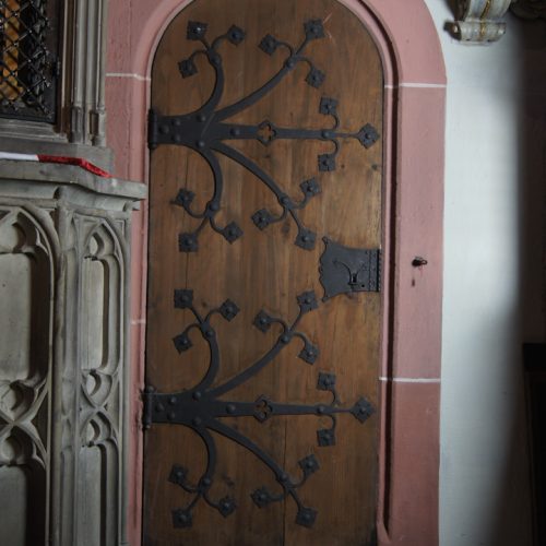 Türe Restaurierung Kiedrich Kirche St. Valentinus durch Conservation Pool