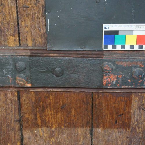 Nahaufnahme Türe, Restaurierung Kiedrich Kirche St. Valentinus durch Conservation Pool
