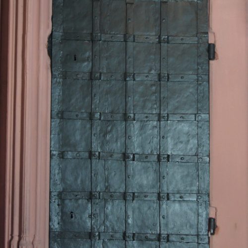 Wandschrank Restaurierung Kiedrich Kirche St. Valentinus durch Restaurierungsatelier Conservation Pool