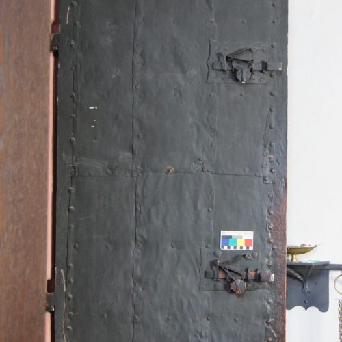 Wandschrank Restaurierung Kiedrich Kirche St. Valentinus durch Restaurierungsatelier Conservation Pool