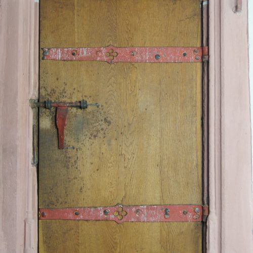 Wandschrank Restaurierung Kiedrich Kirche St. Valentinus durch Restaurierungsatelier Conservation Pool