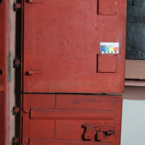 Wandschrank Restaurierung Kiedrich Kirche St. Valentinus durch Restaurierungsatelier Conservation Pool