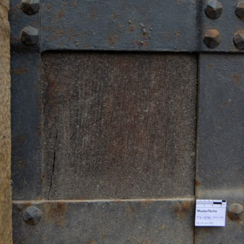 Befundung Holztür Kloster Eberbach Bestandsaufnahme durch Conservation Pool
