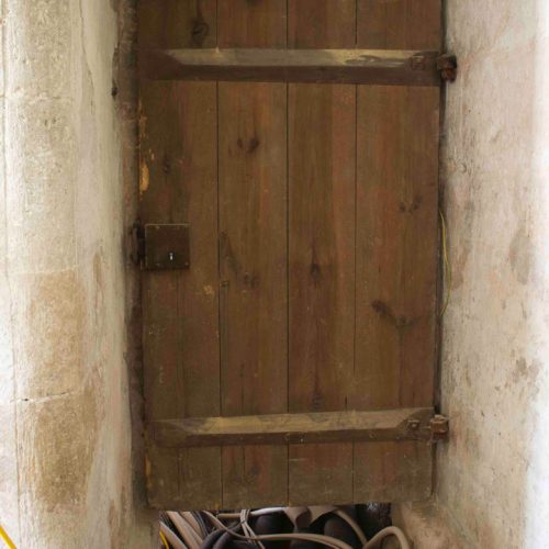 Holztür Basilika Kloster Eberbach Bestandsaufnahme durch Conservation Pool