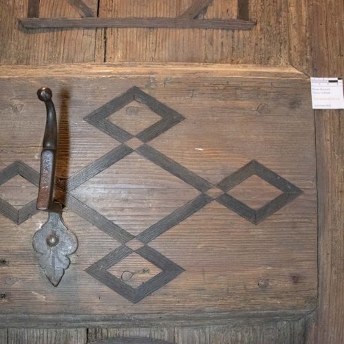 Holztür Ostflügel Kloster Eberbach Bestandsaufnahme durch Conservation Pool