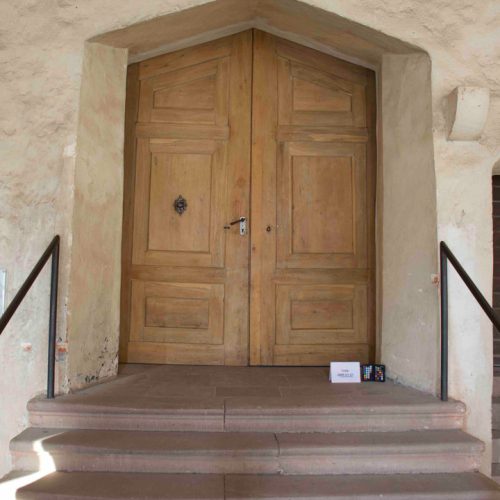 Holztür Ostflügel Kloster Eberbach Bestandsaufnahme durch Conservation Pool