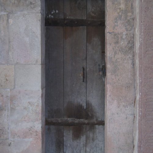 Holztür Basilika Kloster Eberbach Bestandsaufnahme durch Conservation Pool