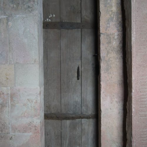 Holztür Basilika Kloster Eberbach Bestandsaufnahme durch Conservation Pool