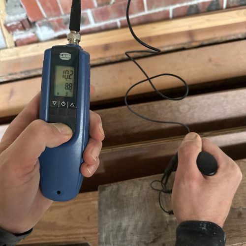 Messung im Torwächterhaus