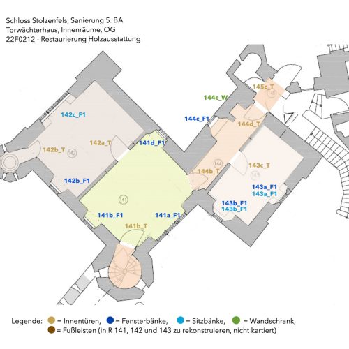 Plan Torwächterhaus Fachbauleitung Holzausstattung Innenraum