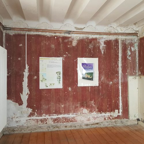 Torwächterhaus Fachbauleitung Holzausstattung Innenraum vor der Restaurierung
