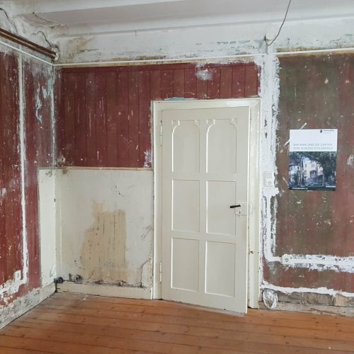 Torwächterhaus Fachbauleitung Holzausstattung Innenraum vor der Restaurierung