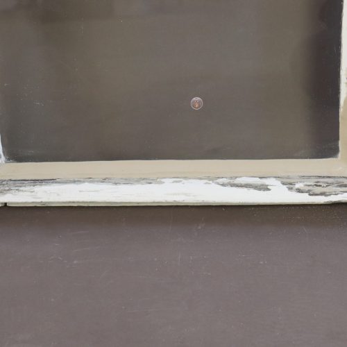 Fensterrahmen vor der Restaurierung Schumann-Haus Museum Düsseldorf
