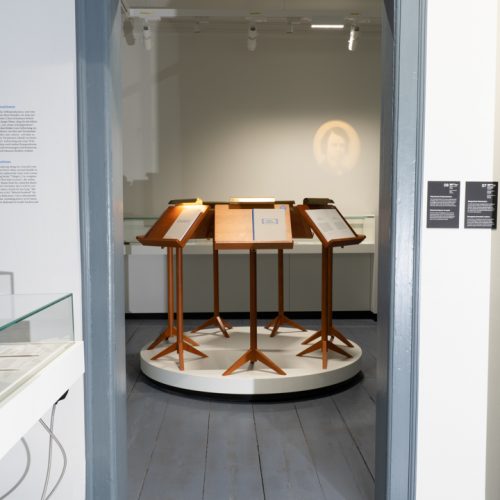 Türrahmen im Schuman-Haus Museum in Düsseldorf